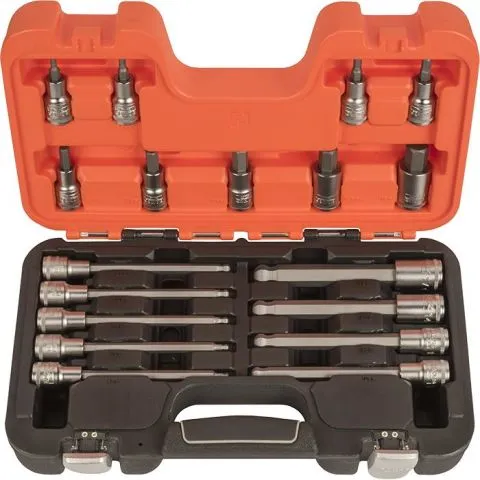 S18HEX Bahco Bitshylssats 18 delar, 1/2" Kampanjpris